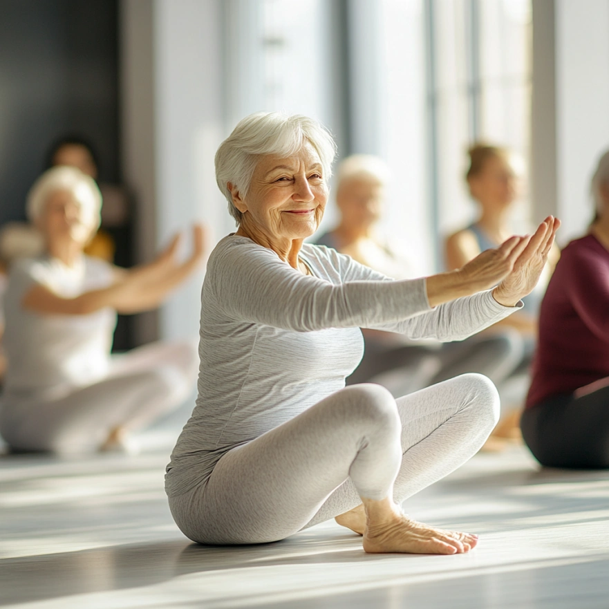 Заняття з фітнесу для літніх людей