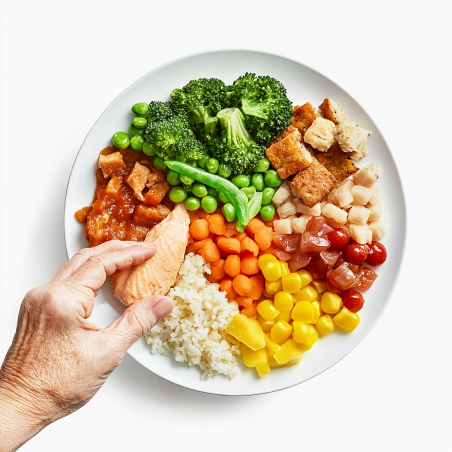 Візуальний гід порцій для літніх людей